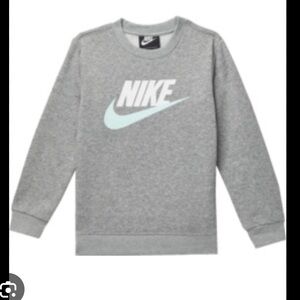 Nike boys Dark Gray Heather Sweatshirt